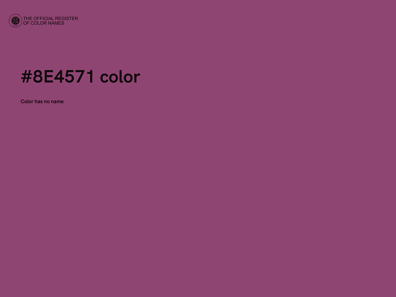 #8E4571 color image