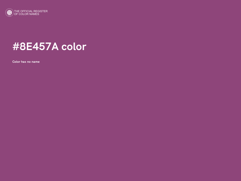 #8E457A color image