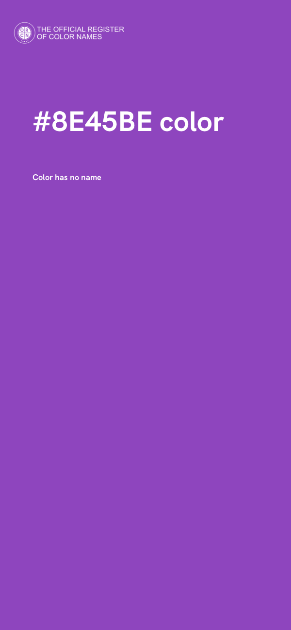 #8E45BE color image