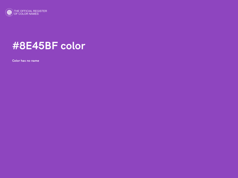 #8E45BF color image