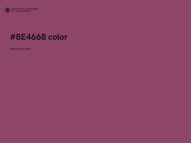 #8E4668 color image