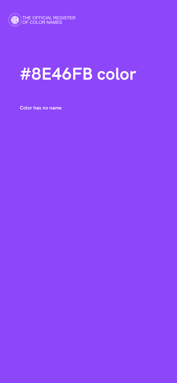 #8E46FB color image