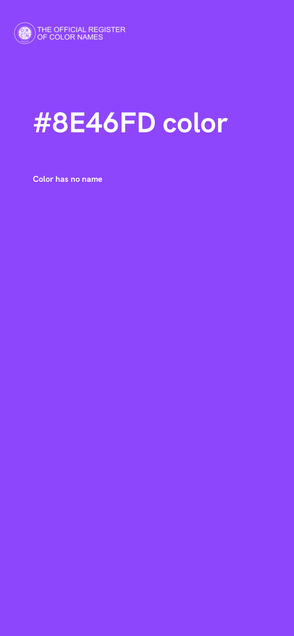 #8E46FD color image