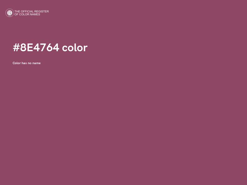 #8E4764 color image