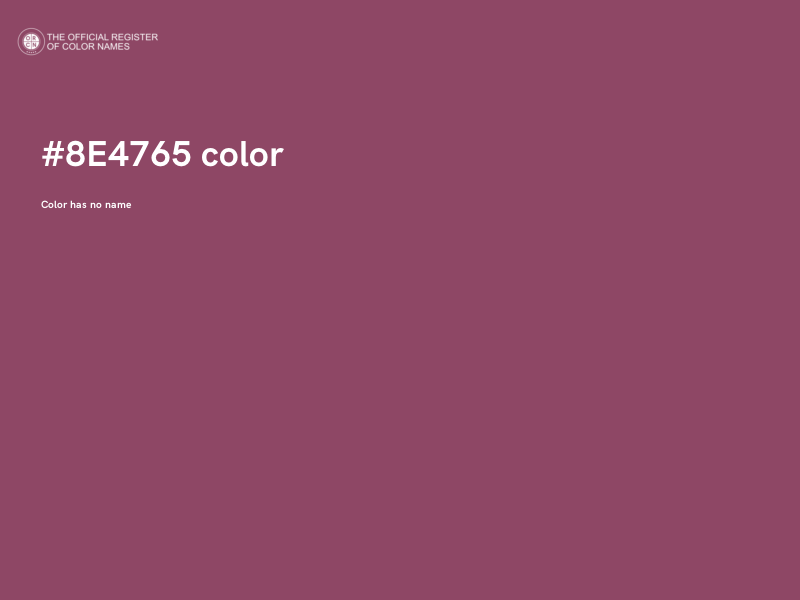 #8E4765 color image
