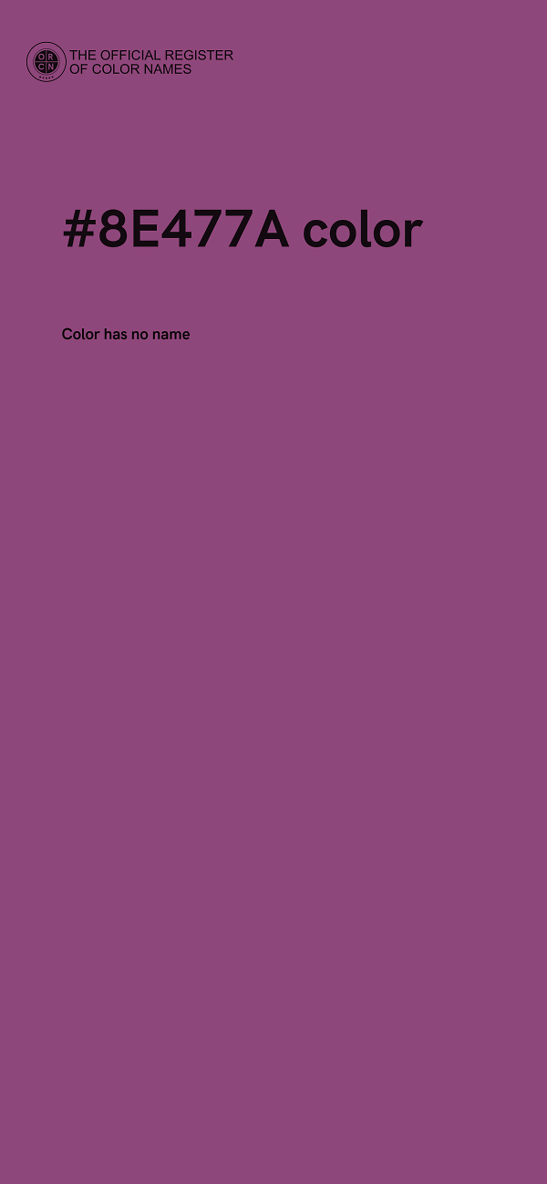 #8E477A color image