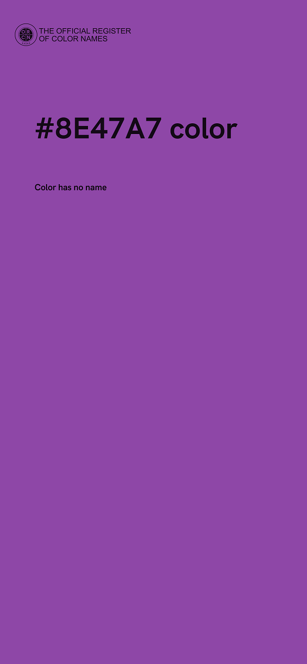 #8E47A7 color image