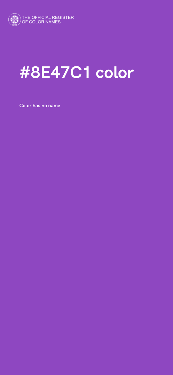 #8E47C1 color image