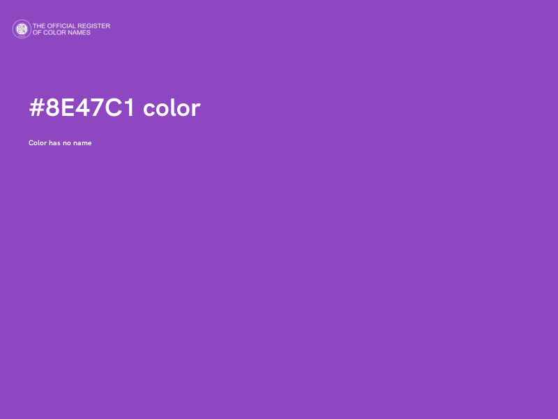 #8E47C1 color image