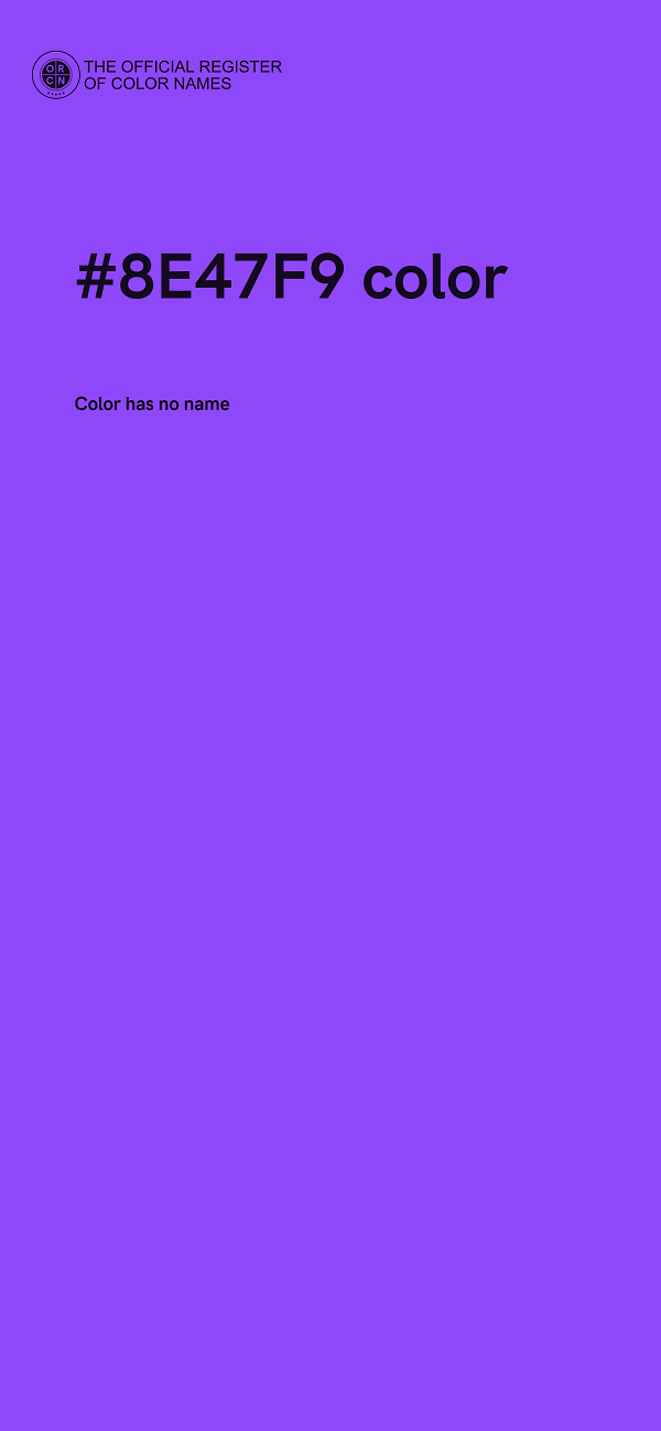 #8E47F9 color image