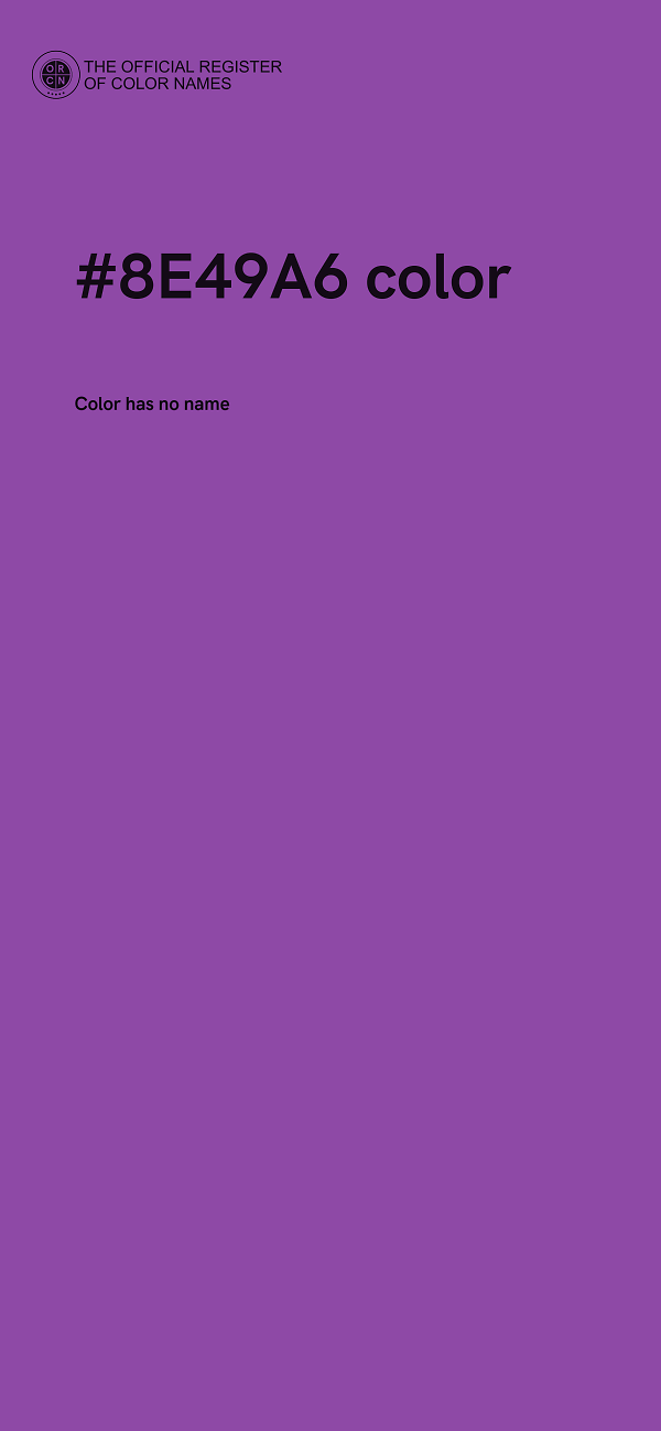 #8E49A6 color image