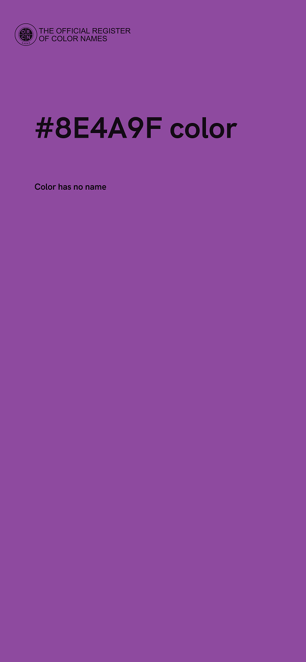 #8E4A9F color image
