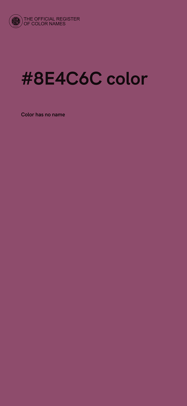 #8E4C6C color image