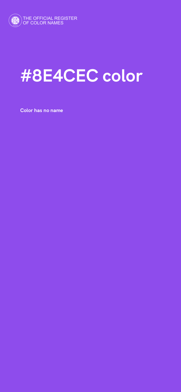 #8E4CEC color image