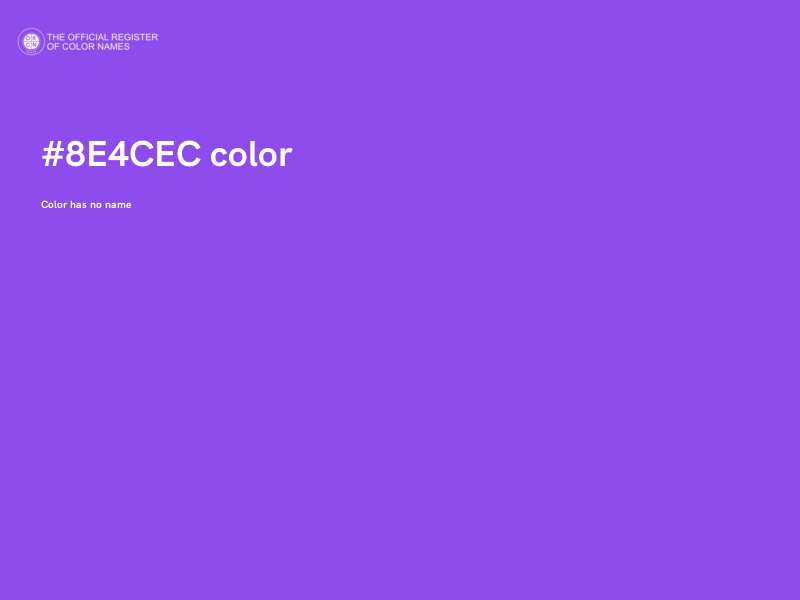 #8E4CEC color image