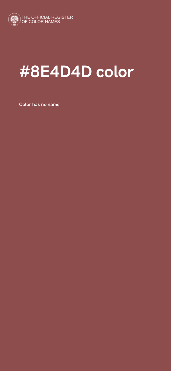 #8E4D4D color image