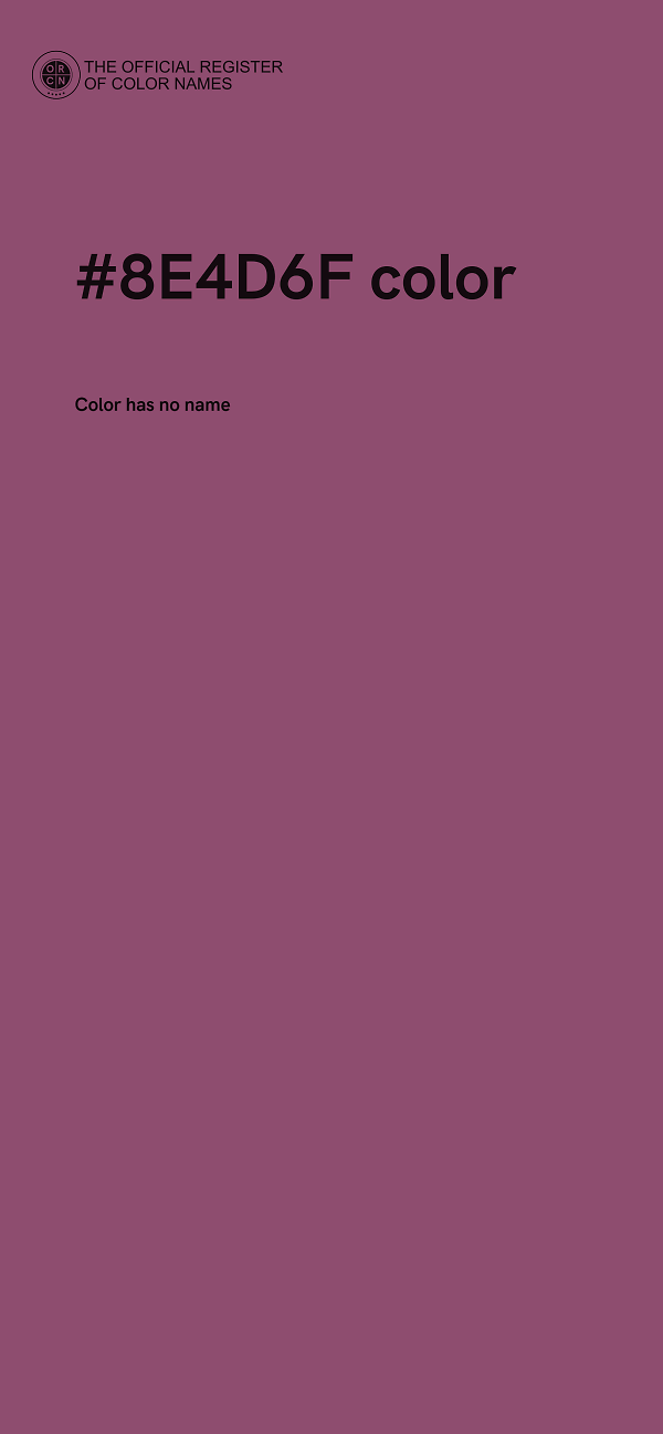 #8E4D6F color image