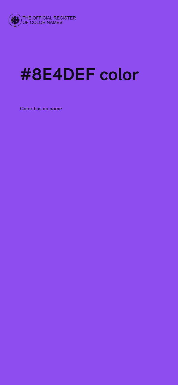 #8E4DEF color image