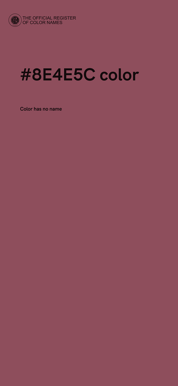 #8E4E5C color image