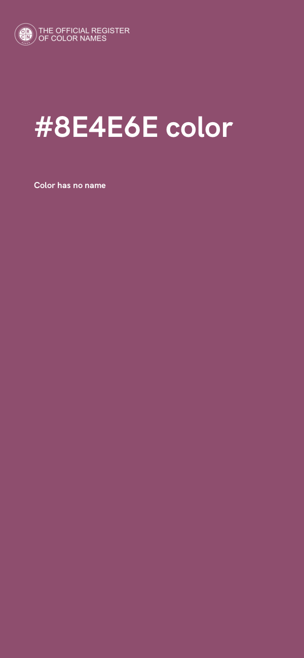 #8E4E6E color image