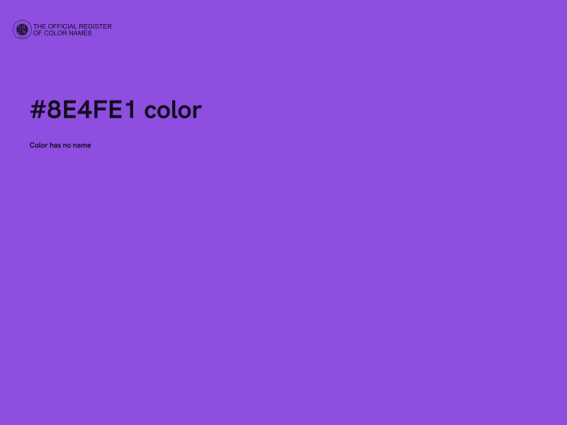 #8E4FE1 color image