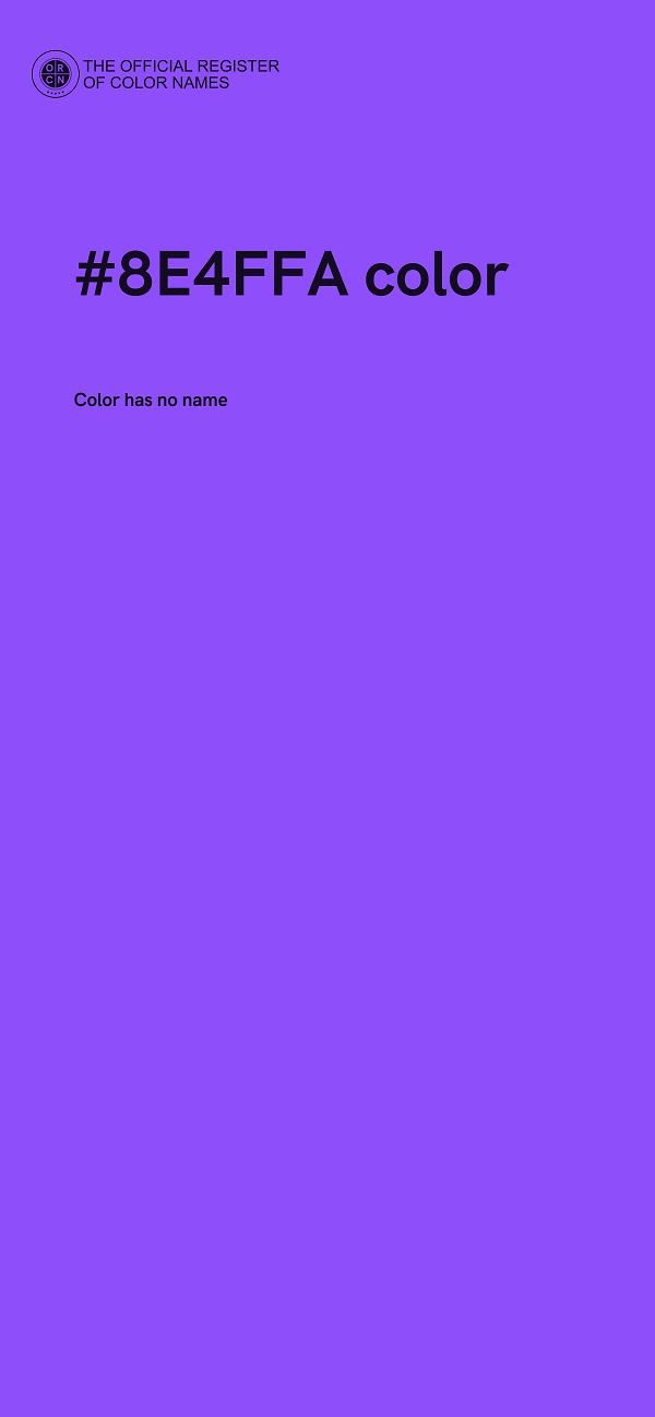 #8E4FFA color image