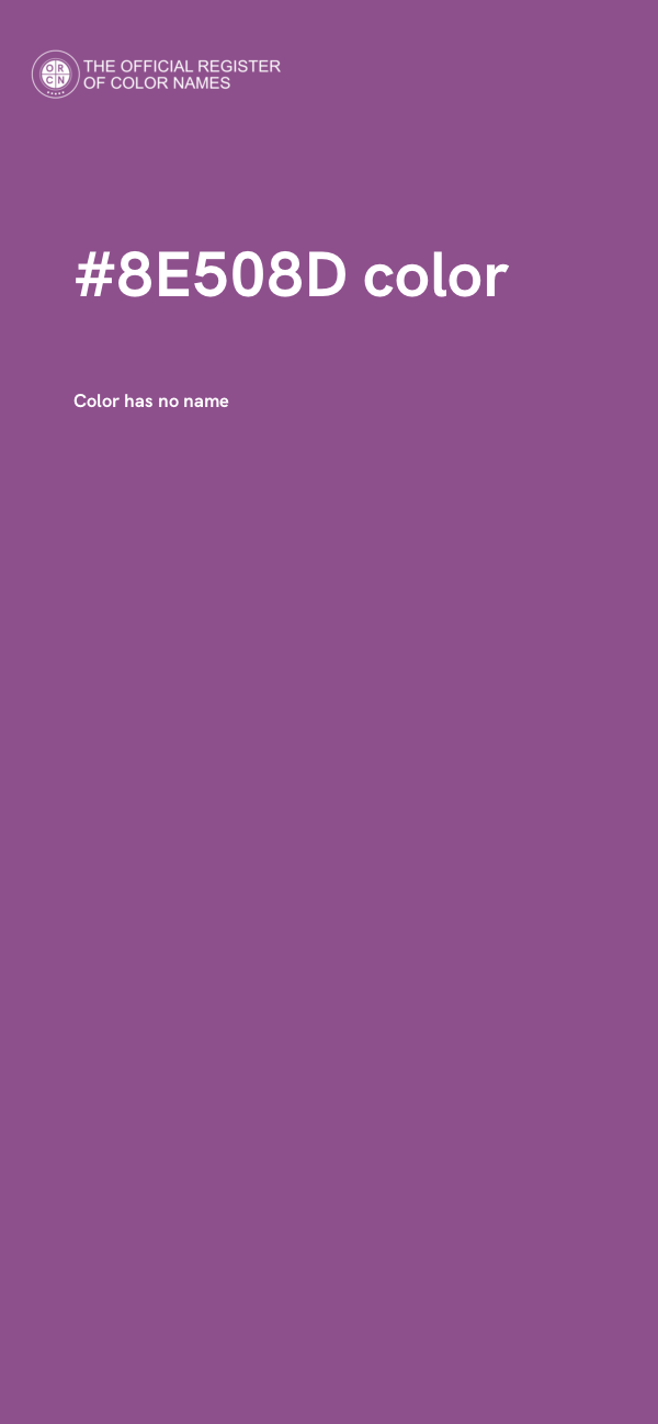 #8E508D color image
