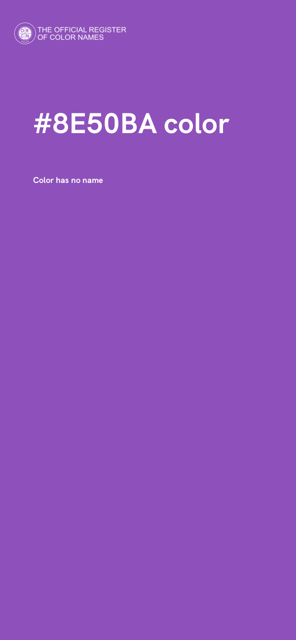 #8E50BA color image