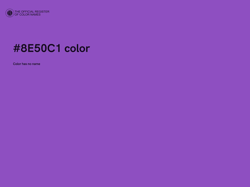 #8E50C1 color image