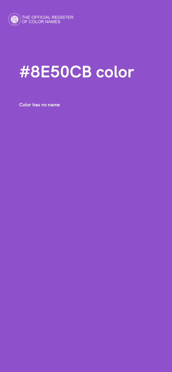 #8E50CB color image