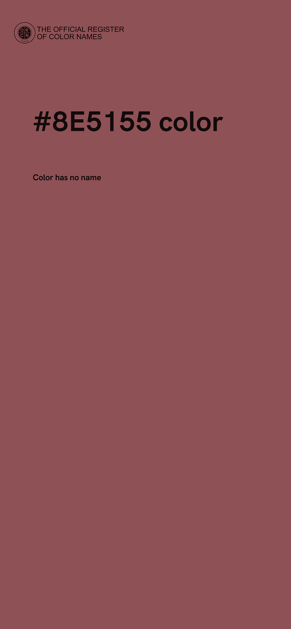 #8E5155 color image