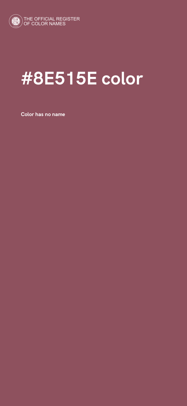 #8E515E color image