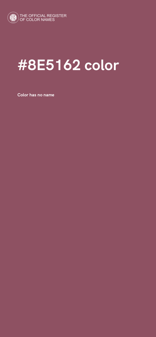 #8E5162 color image