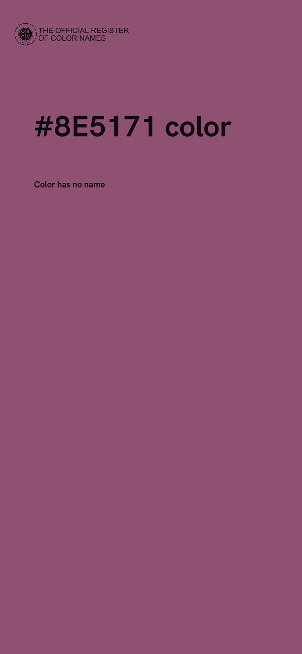 #8E5171 color image