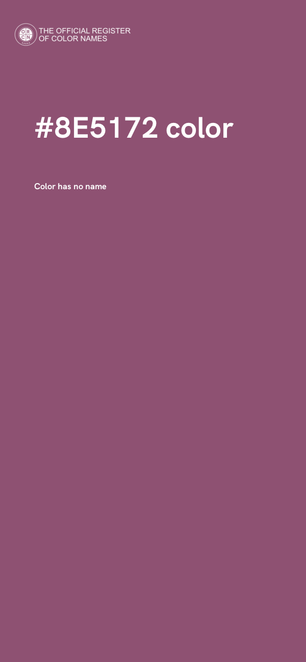 #8E5172 color image