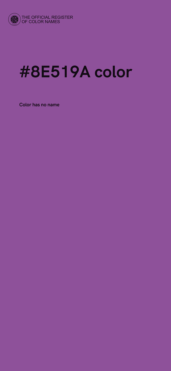 #8E519A color image
