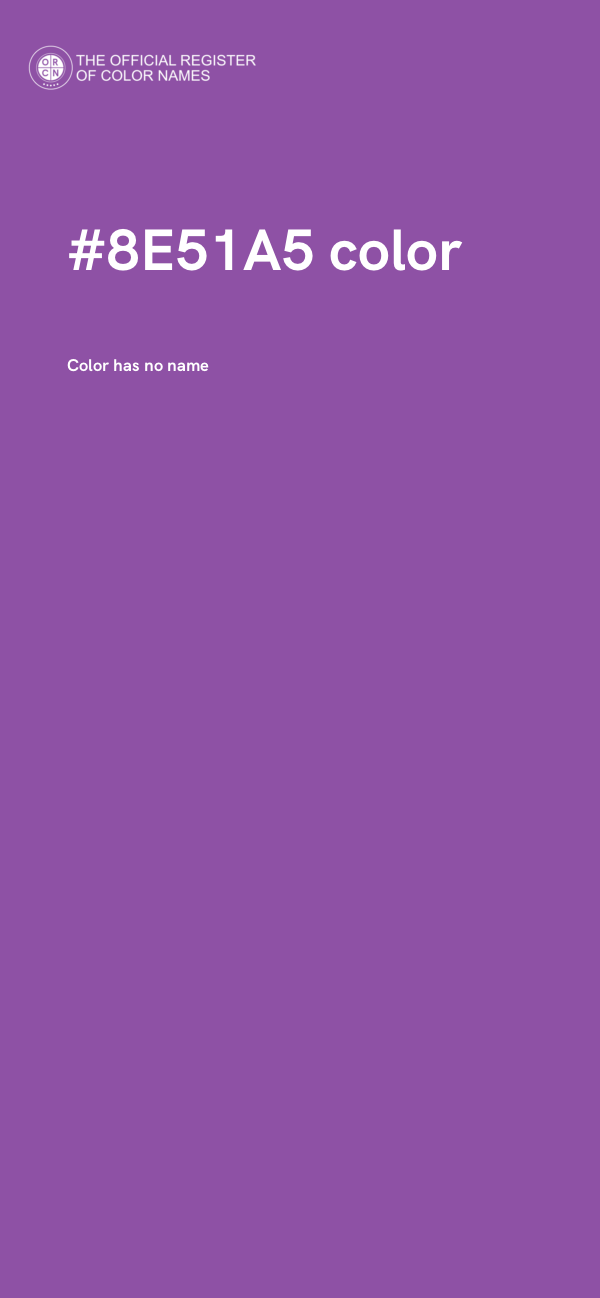 #8E51A5 color image