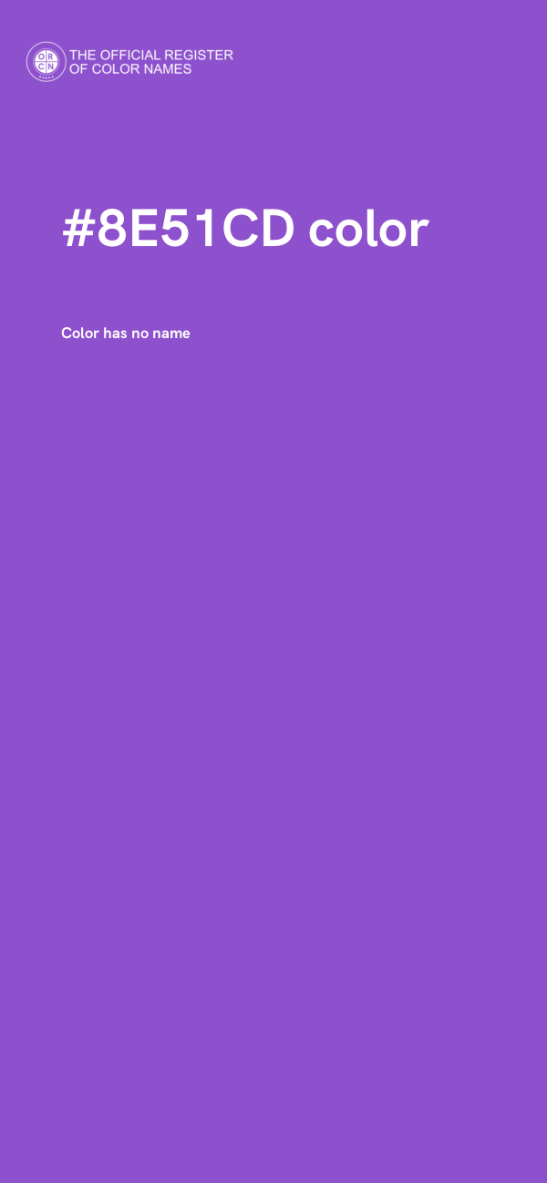 #8E51CD color image