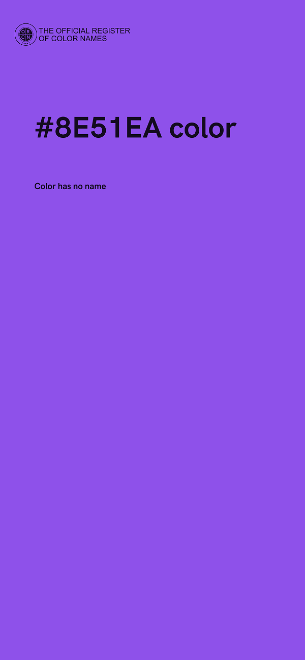 #8E51EA color image