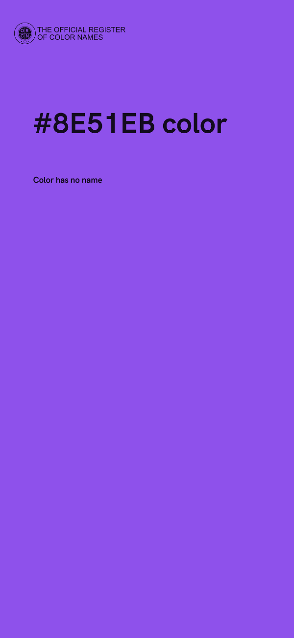 #8E51EB color image