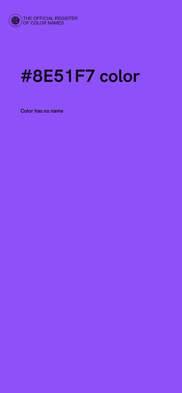 #8E51F7 color image