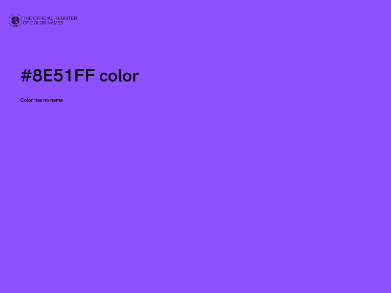 #8E51FF color image