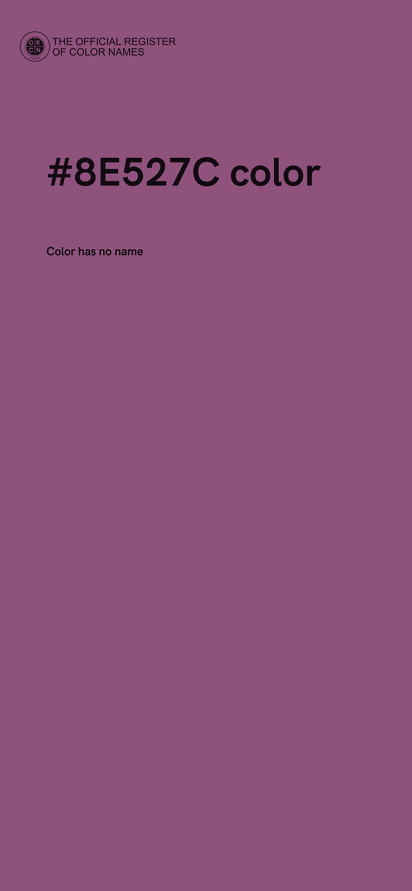 #8E527C color image