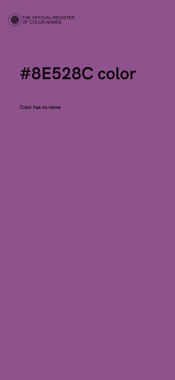 #8E528C color image