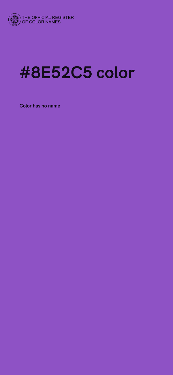 #8E52C5 color image