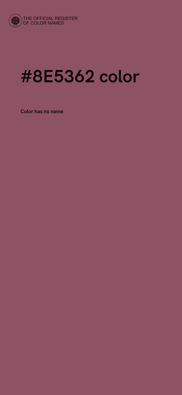 #8E5362 color image