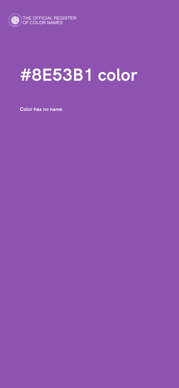 #8E53B1 color image