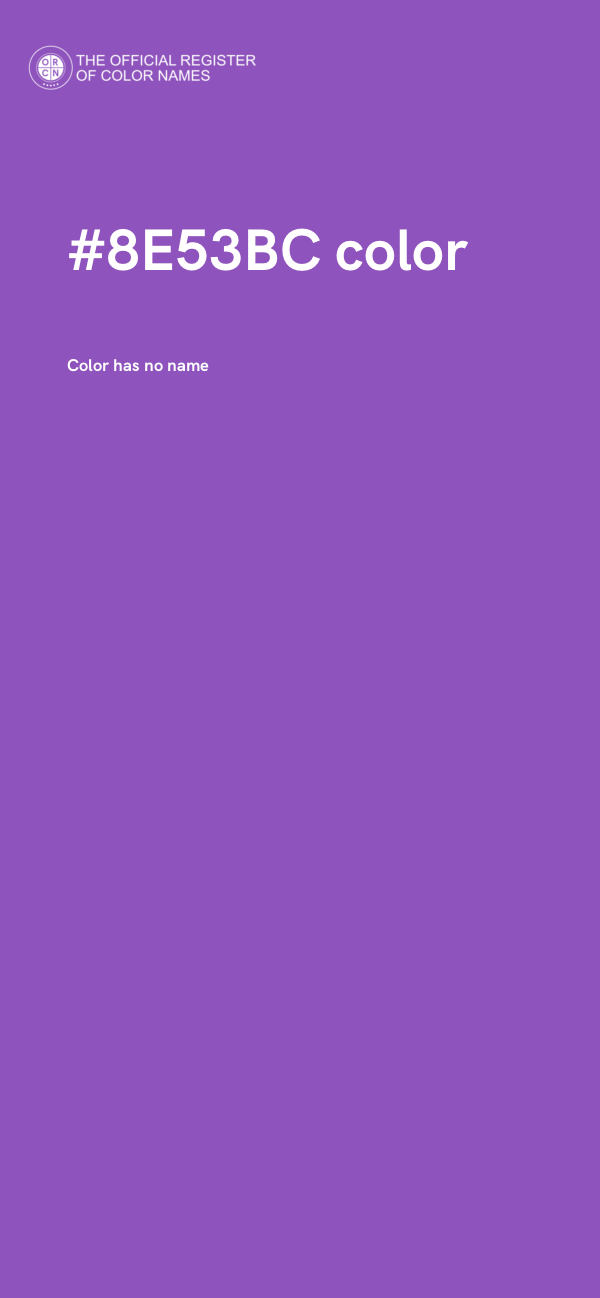#8E53BC color image