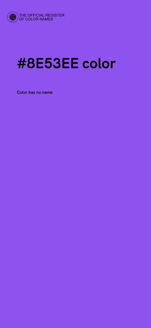 #8E53EE color image