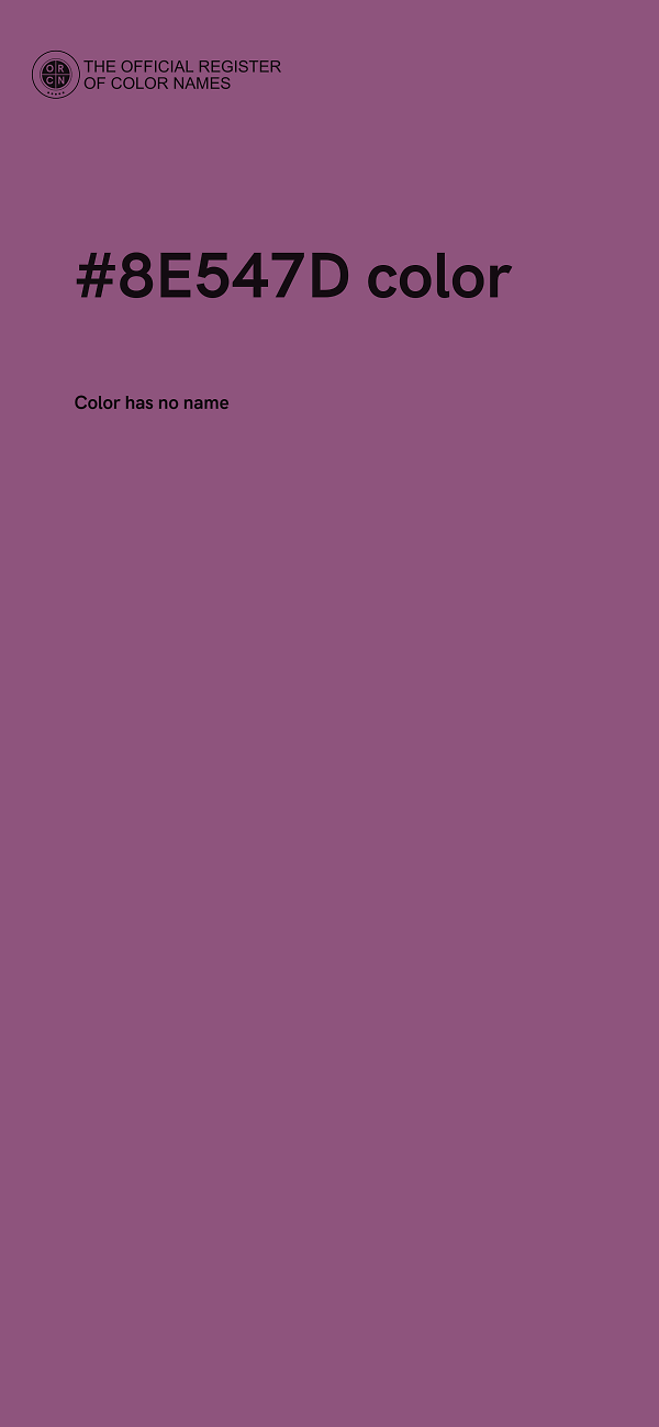 #8E547D color image